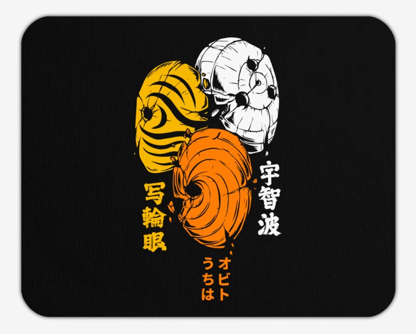 Mousepad Obito Máscaras Naruto