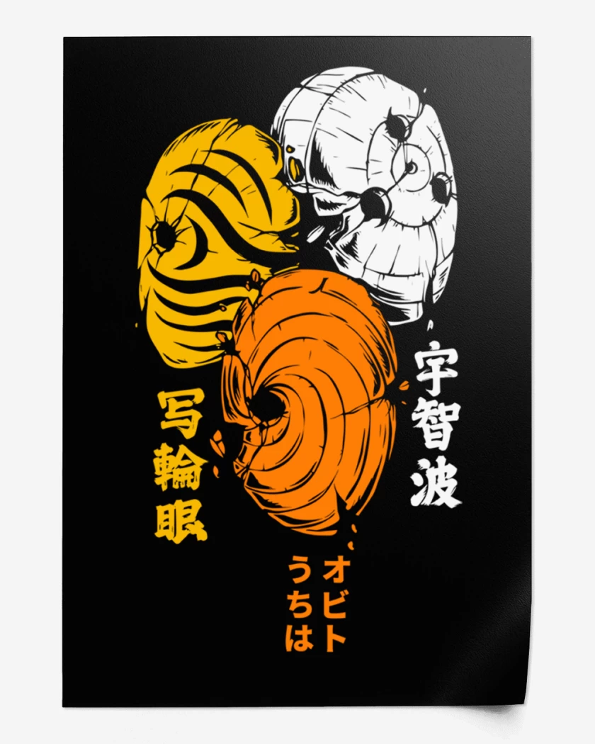 Print Obito Máscaras Naruto