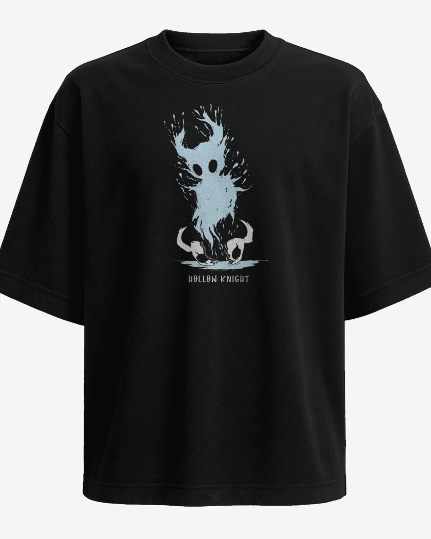 Polera Oversize Negro de Caballero Hueco