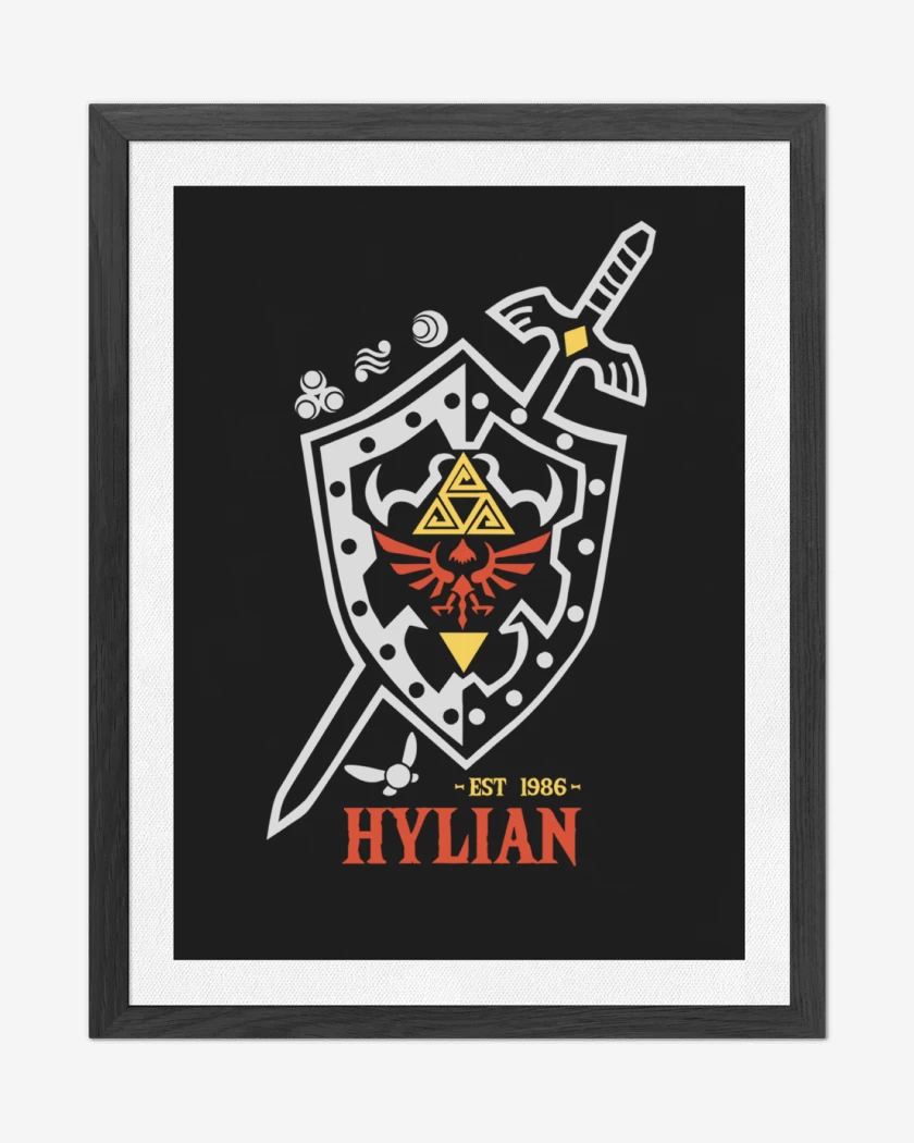 Cuadro decorativo Negro de Hyliano