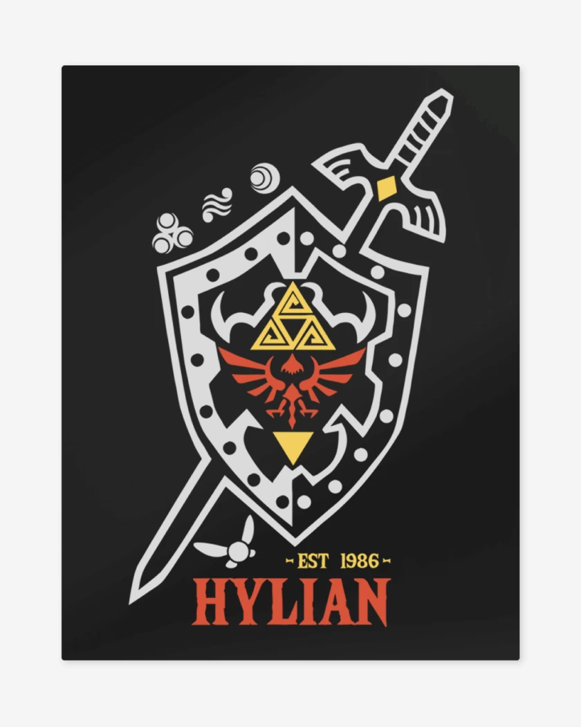 Print metalico Negro de Hyliano