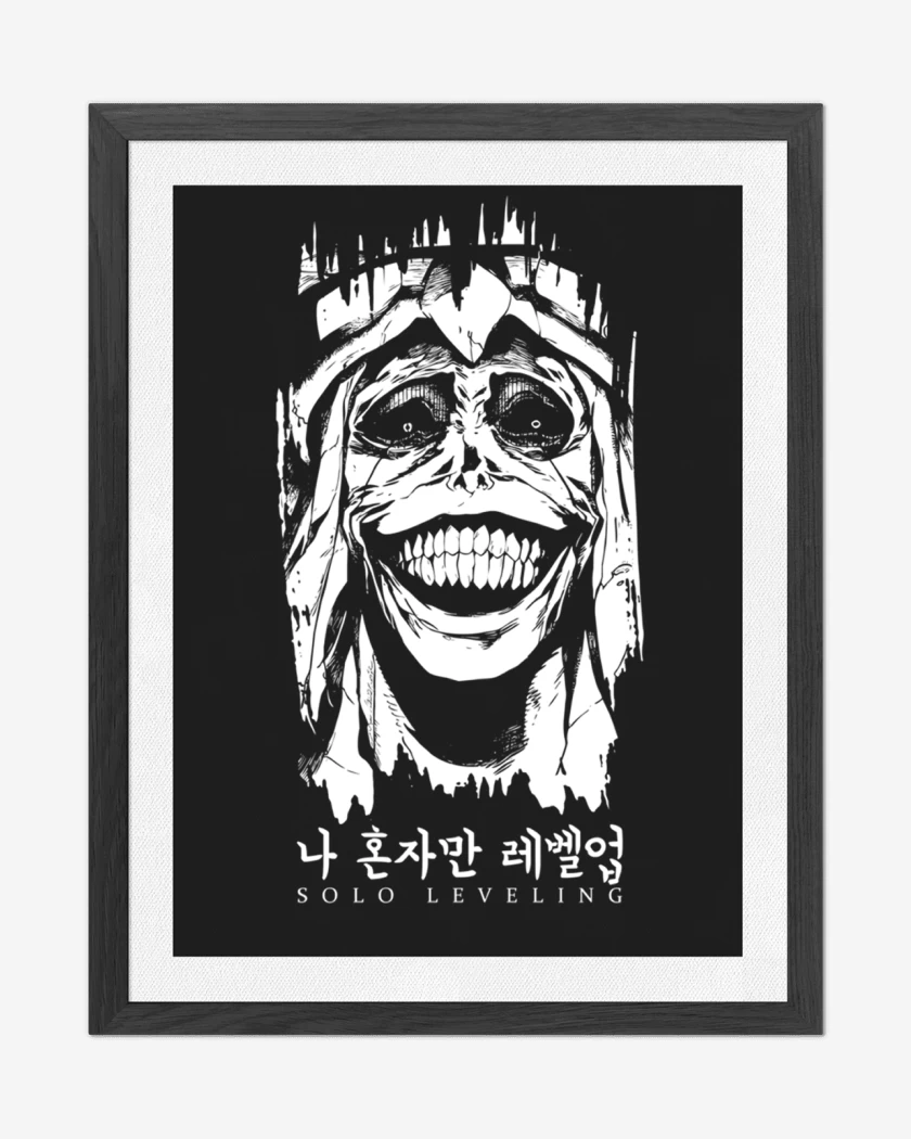 Cuadro decorativo Negro de Solo Leveling 4