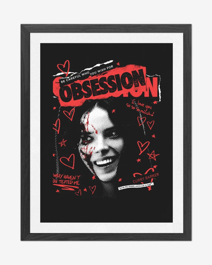 Cuadro decorativo Negro de Obsession 