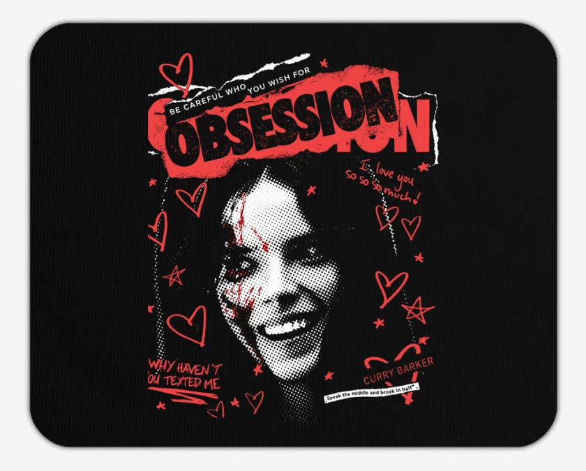 Mousepad Negro de Obsession 