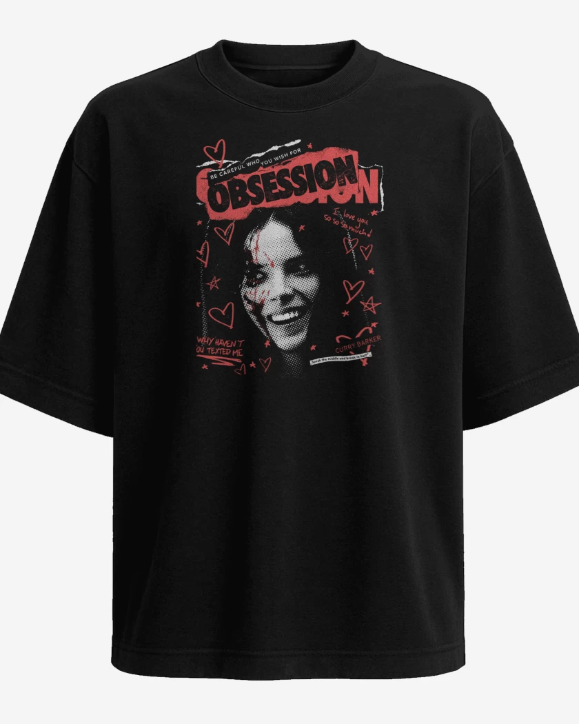 Polera Oversize Negro de Obsession 