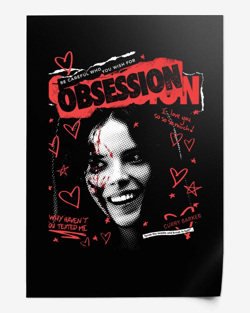 Print Negro de Obsession 