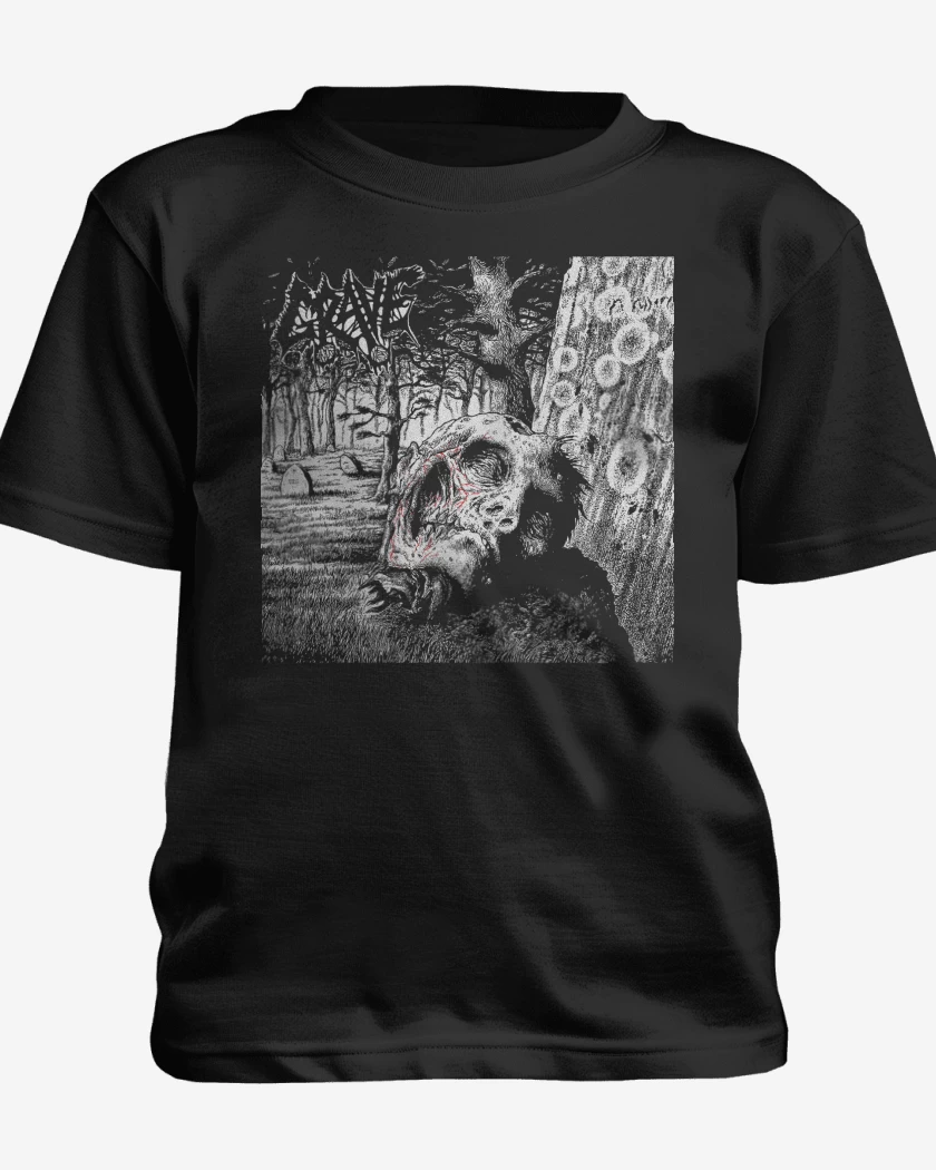 Polera de niño Negro de Grave Necropsy