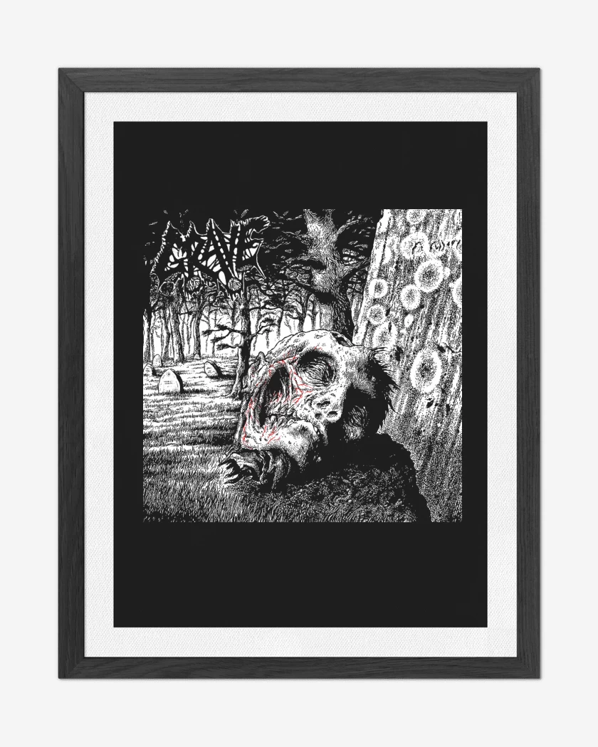 Cuadro decorativo Negro de Grave Necropsy