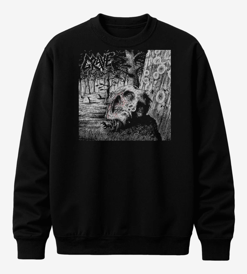 Poleron polo Negro de Grave Necropsy