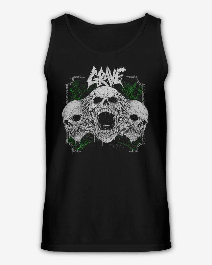 Sudadera Negro de Grave Skulls