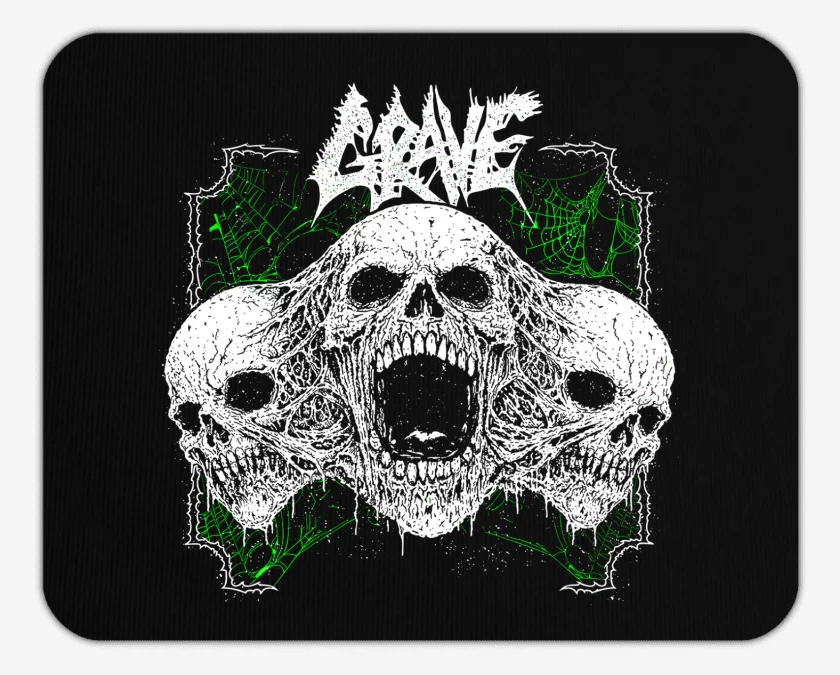 Mousepad Grave Skulls