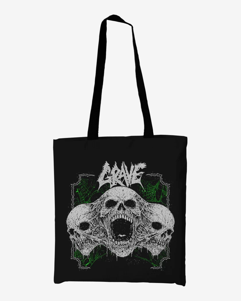 Totebag Grave Skulls