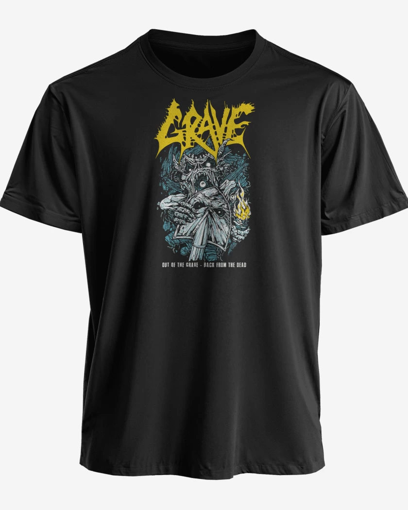 Polera premium Negro de Grave Out of the Grave