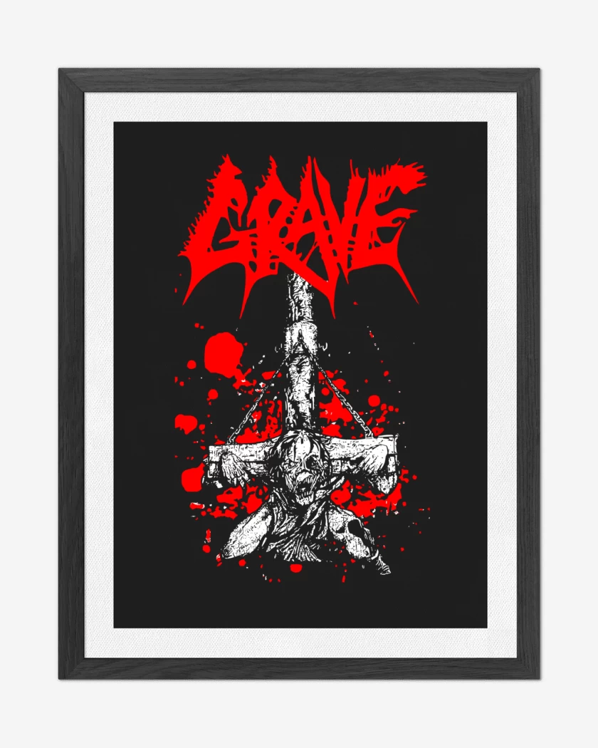 Cuadro decorativo Negro de Grave Undead
