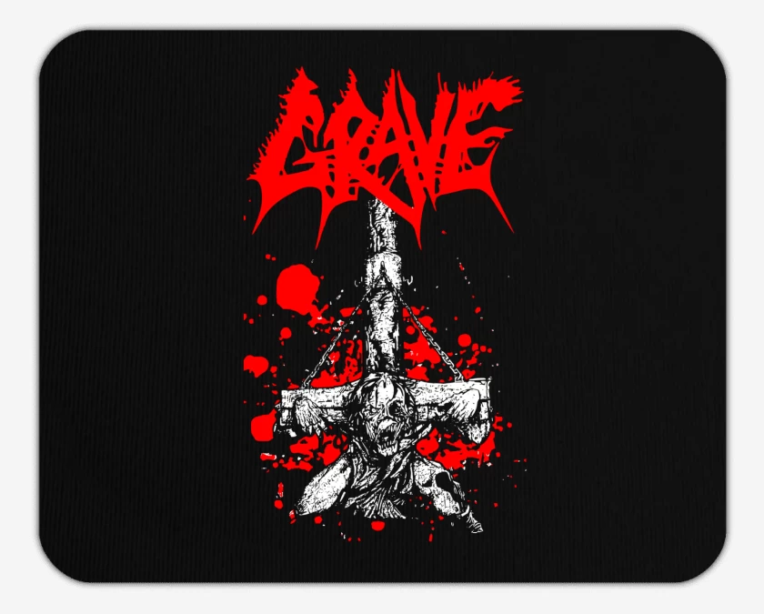 Mousepad Negro de Grave Undead