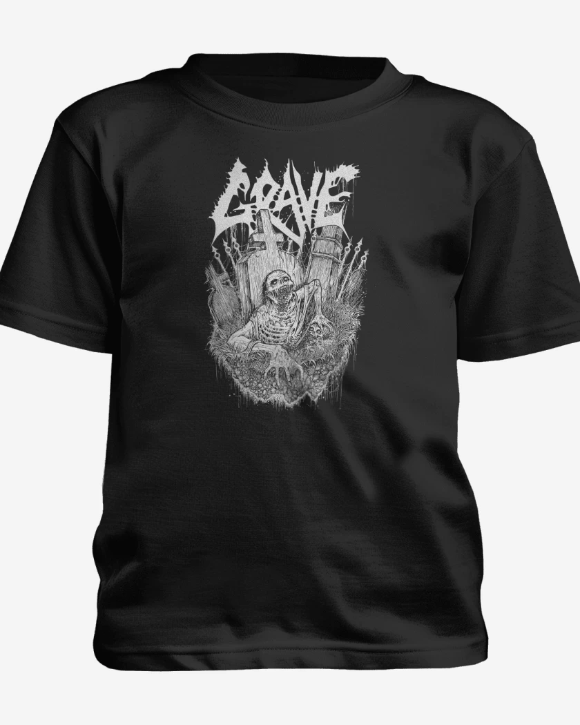 Polera de niño Negro de Grave Tomb