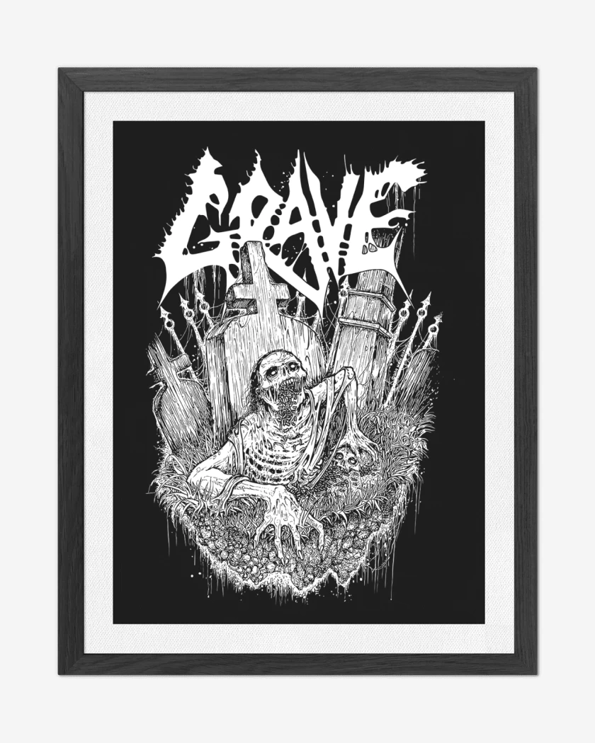 Cuadro decorativo Negro de Grave Tomb