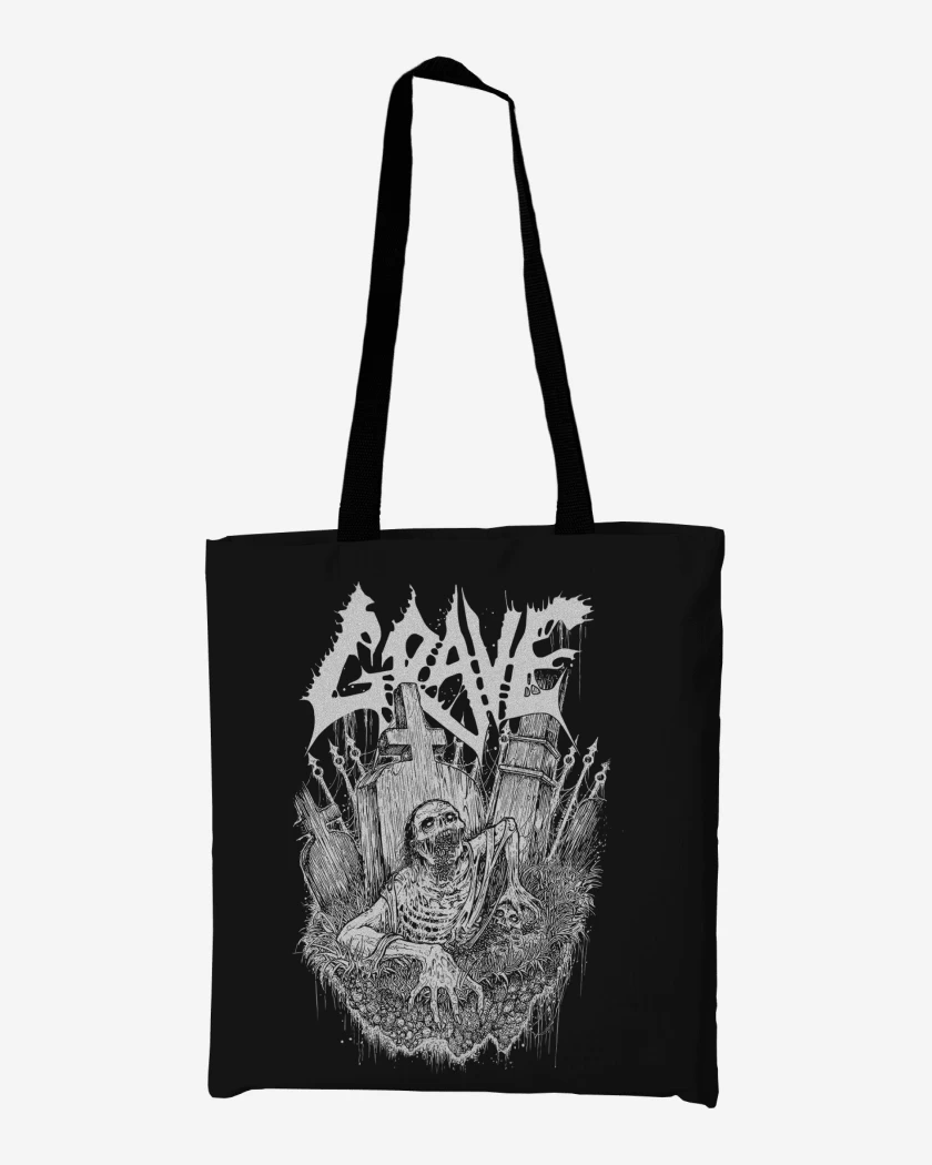 Totebag Negro de Grave Tomb