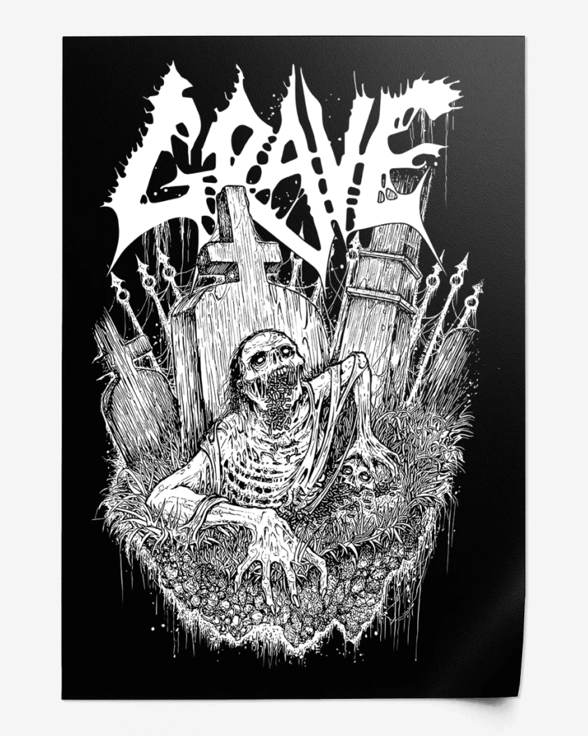 Print Negro de Grave Tomb