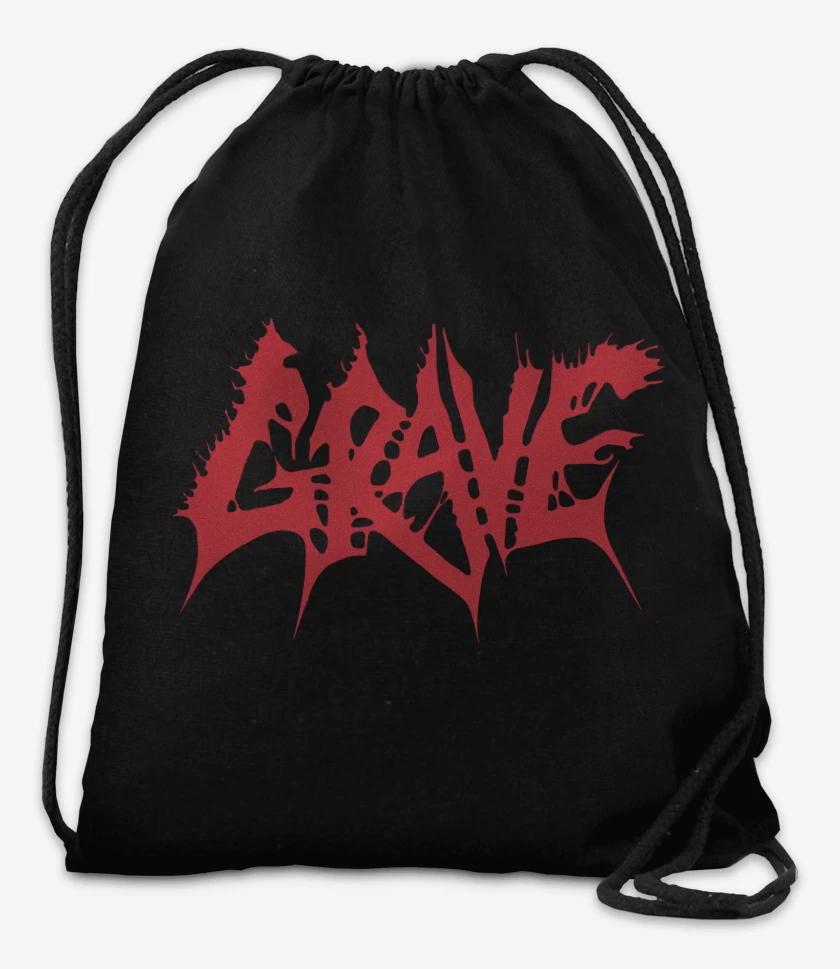 Mochila Negro de Grave Logo