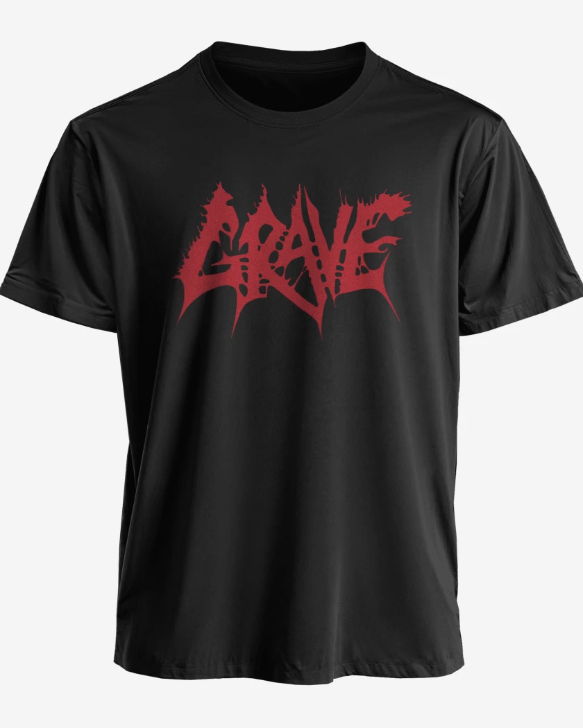 Polera premium Negro de Grave Logo