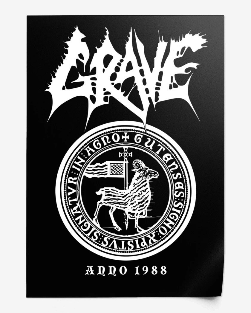 Print Negro de Grave Anno 1988
