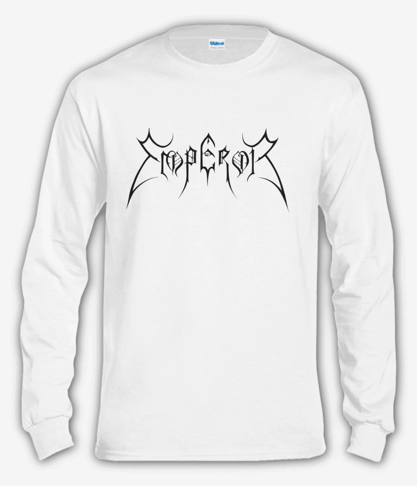 Polera manga larga Blanco de Emperor Logo N