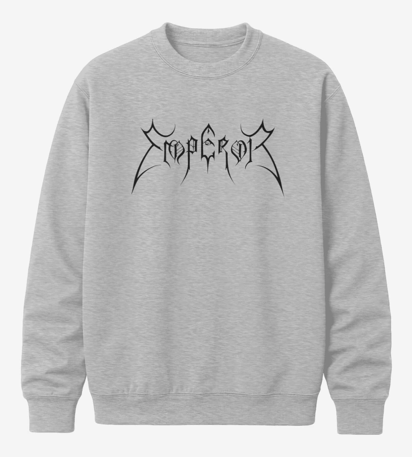 Poleron polo Gris Melange de Emperor Logo N