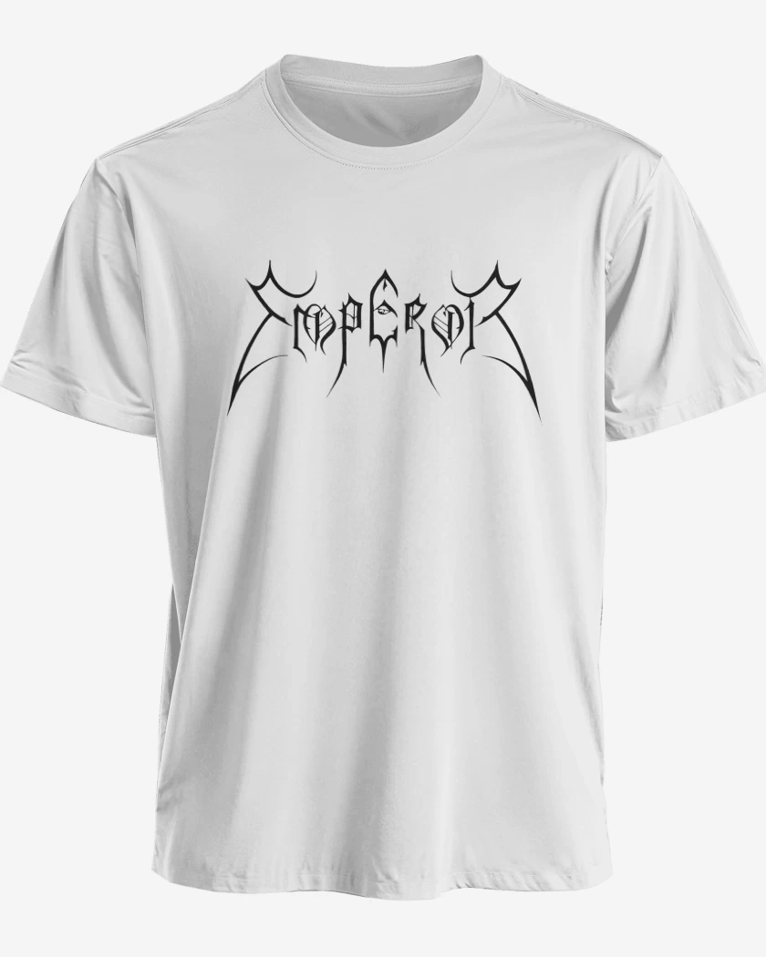 Polera premium Blanco de Emperor Logo N