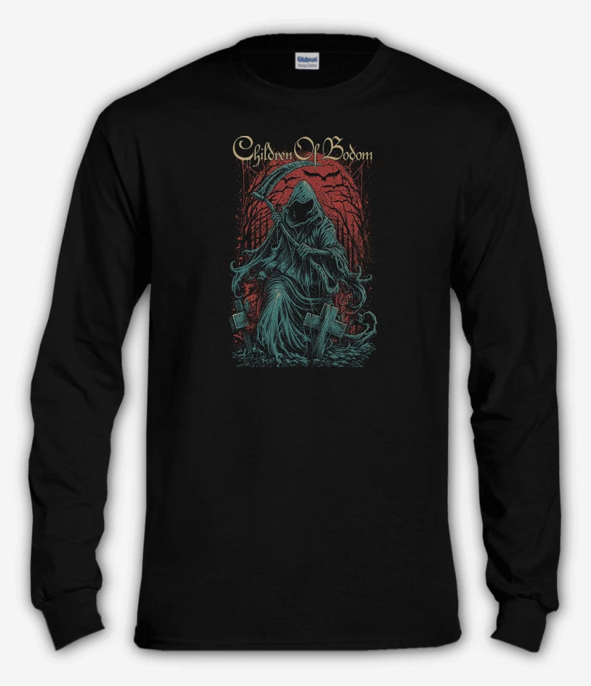 Polera manga larga Negro de Children of Bodom