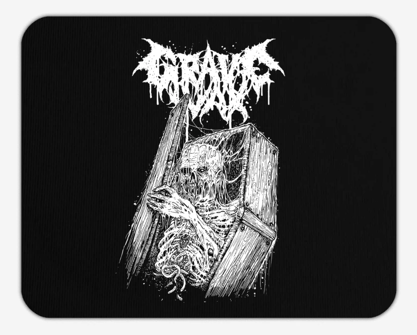 Mousepad Negro de GRAVE WAX