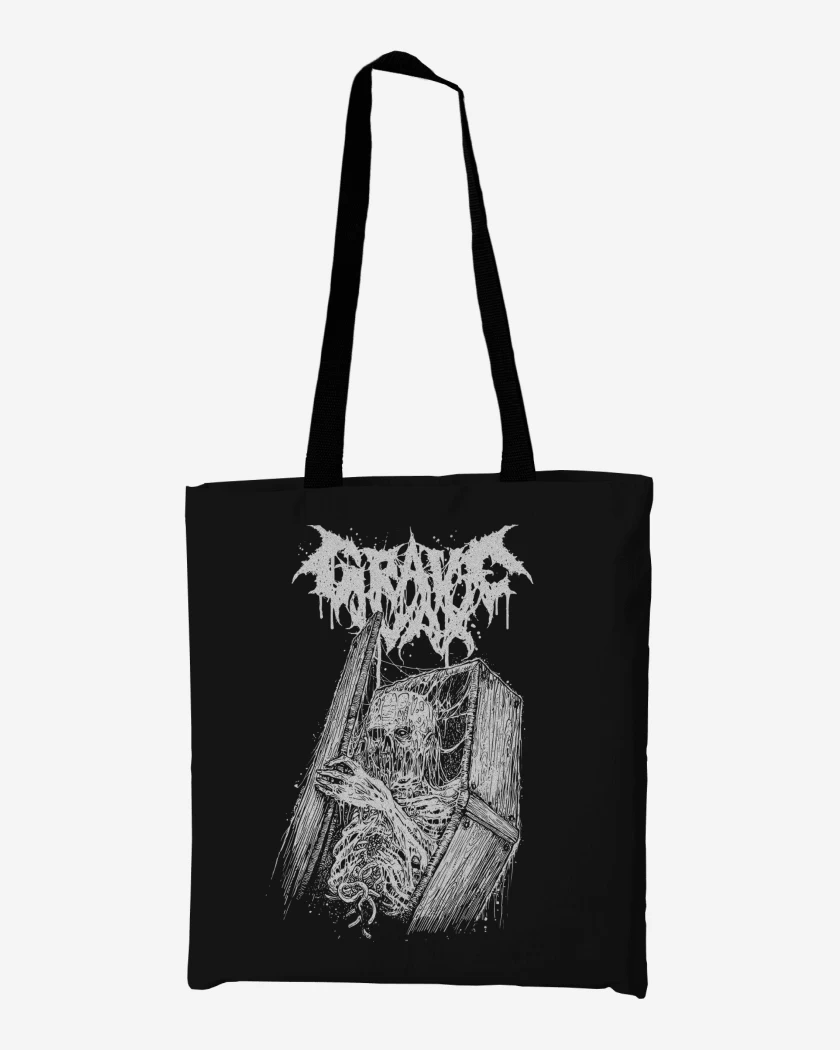 Totebag Negro de GRAVE WAX