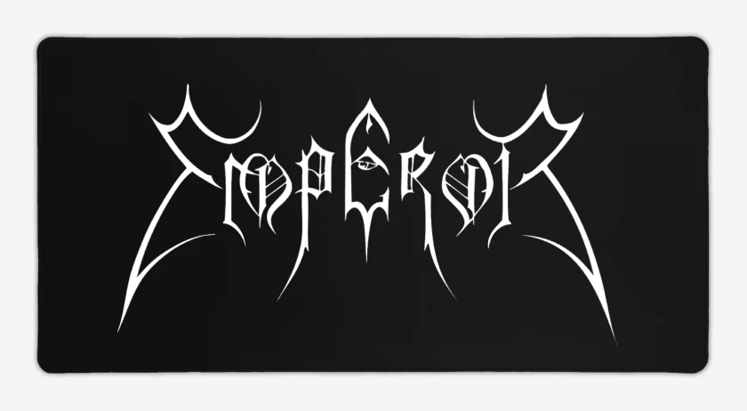 Mouse pad Gamer Negro de Emperor Logo B
