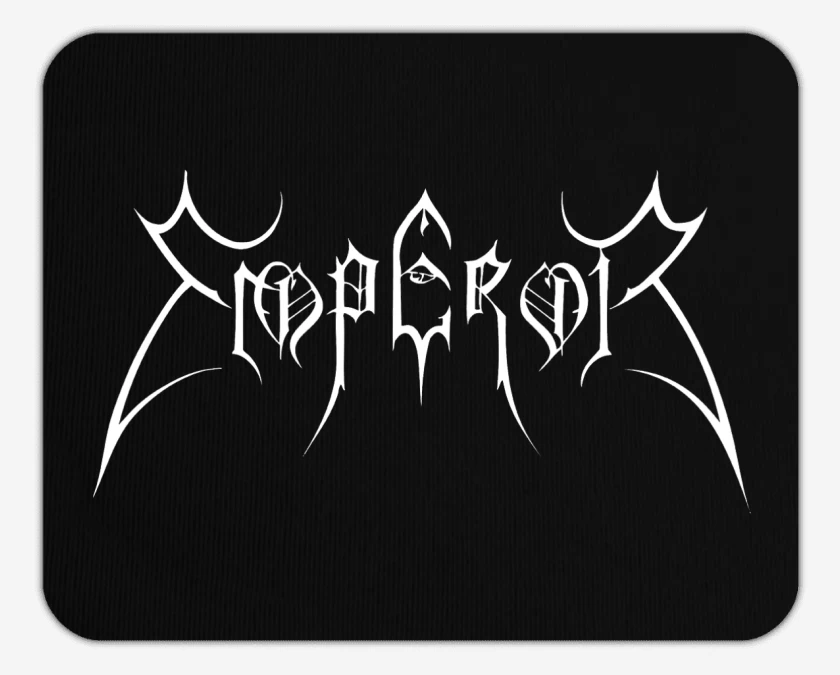 Mousepad Negro de Emperor Logo B