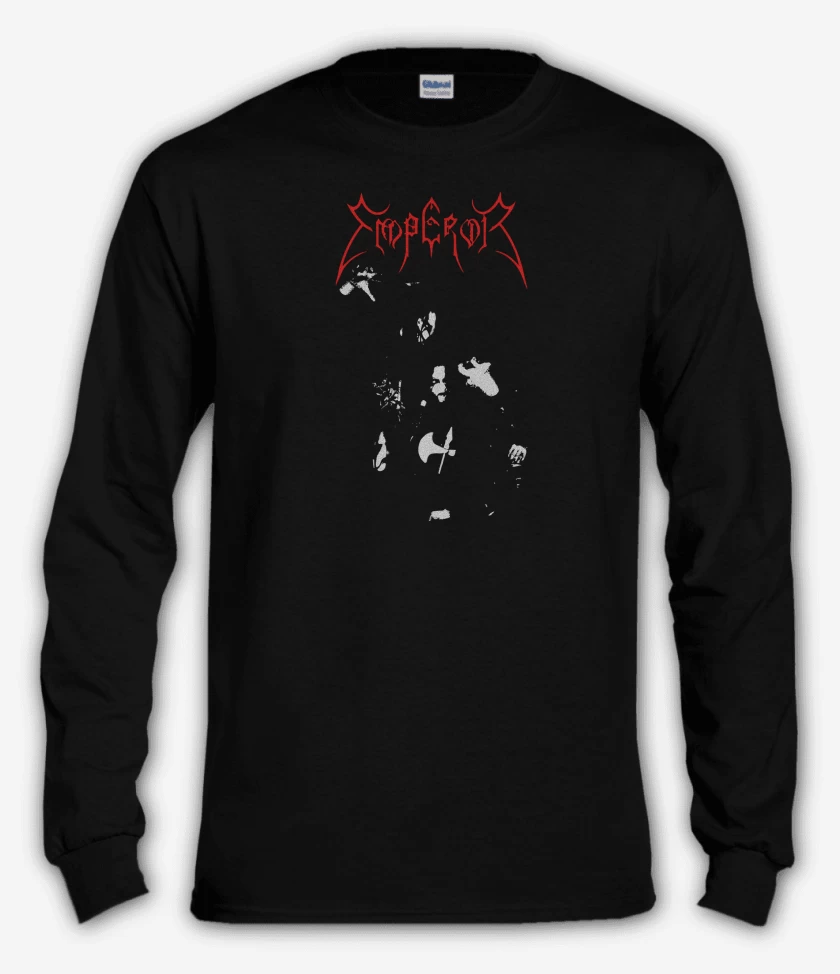 Polera manga larga Negro de Emperor Band 