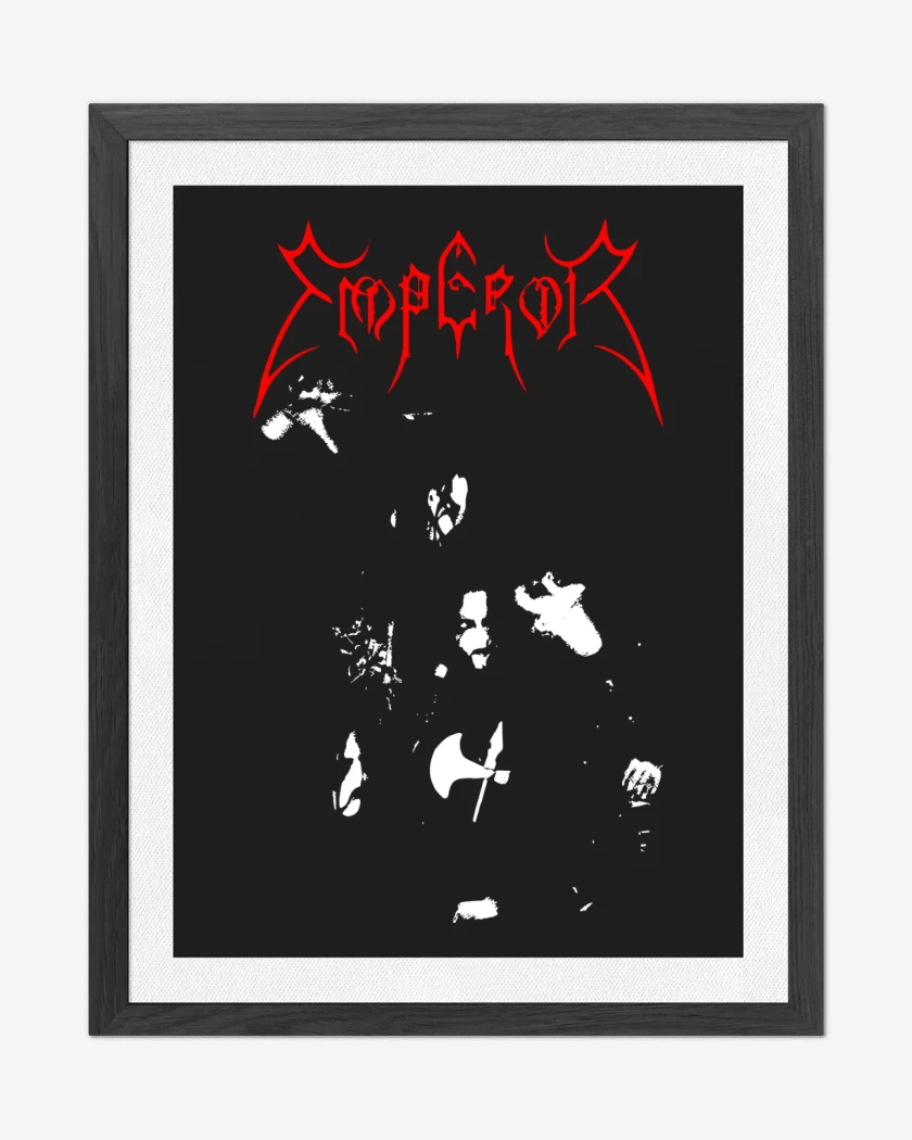 Cuadro decorativo Negro de Emperor Band 