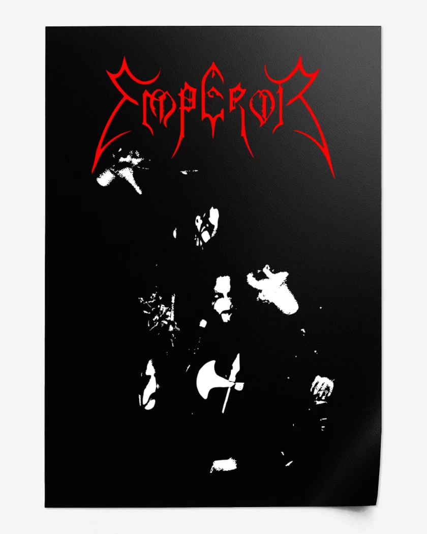 Print Negro de Emperor Band 