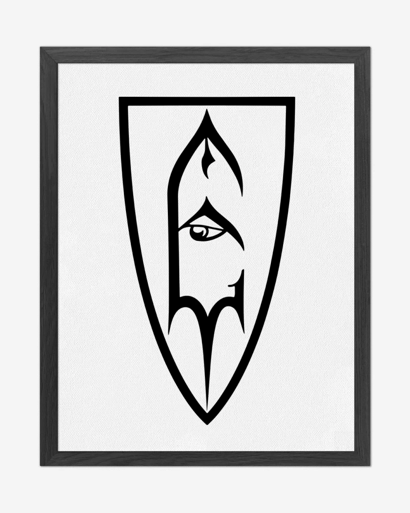 Cuadro decorativo Blanco de Emperor Escudo
