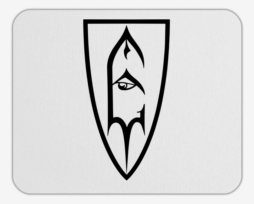 Mousepad Blanco de Emperor Escudo