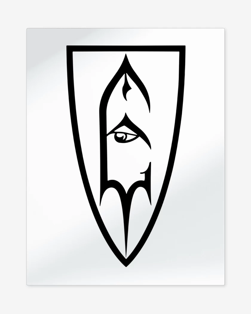 Print metalico Blanco de Emperor Escudo