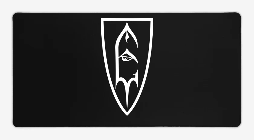 Mouse pad Gamer Negro de Emperor Escudo B