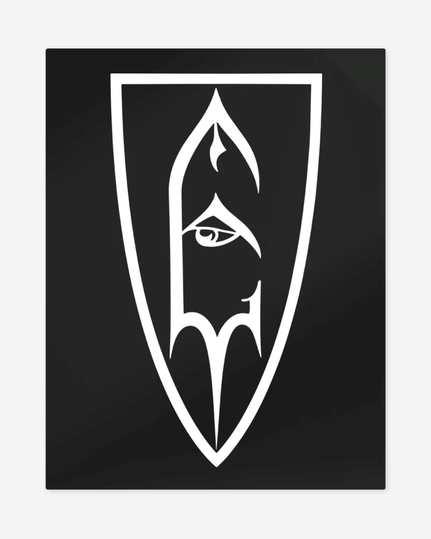 Print metalico Negro de Emperor Escudo B