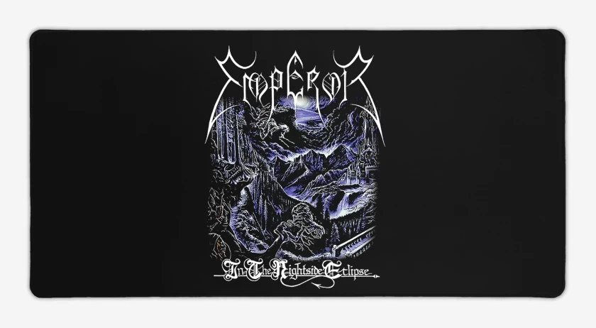 Mouse pad Gamer Negro de Emperor In The Nightside Eclipse
