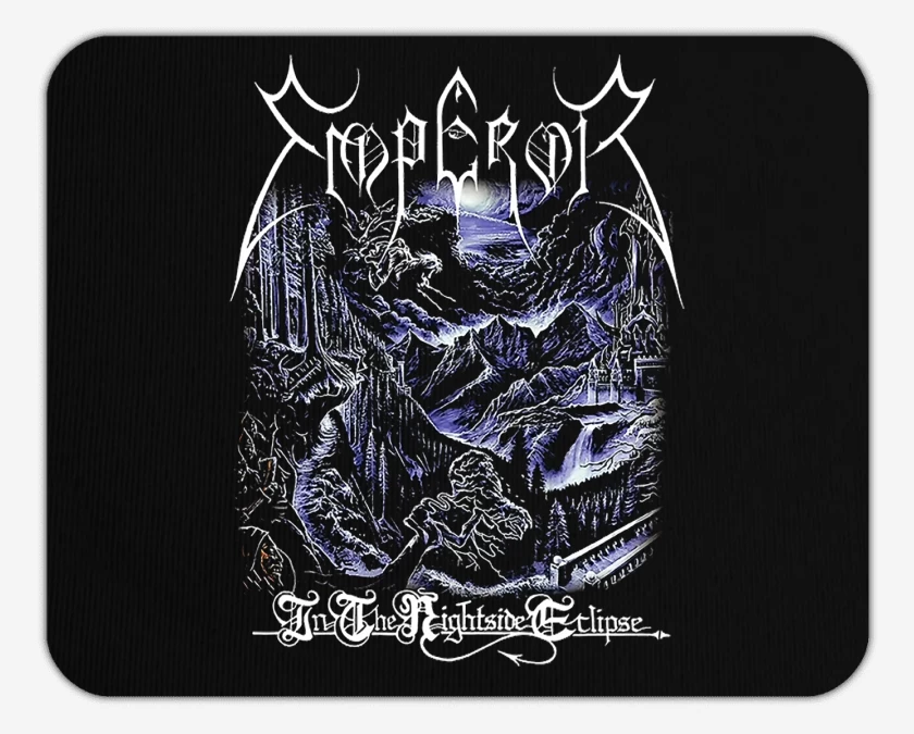 Mousepad Negro de Emperor In The Nightside Eclipse