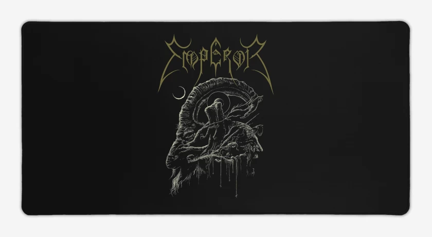 Mouse pad Gamer Negro de Emperor Goat