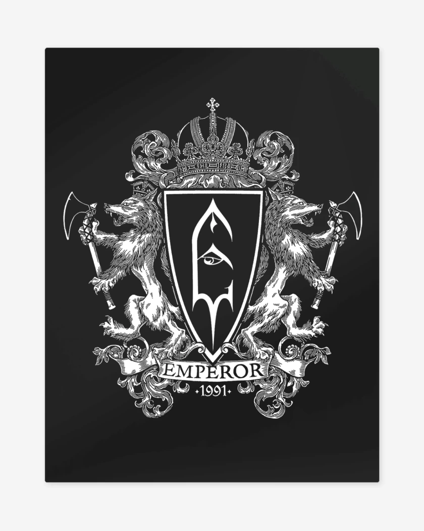 Print metalico Negro de Emperor 1991