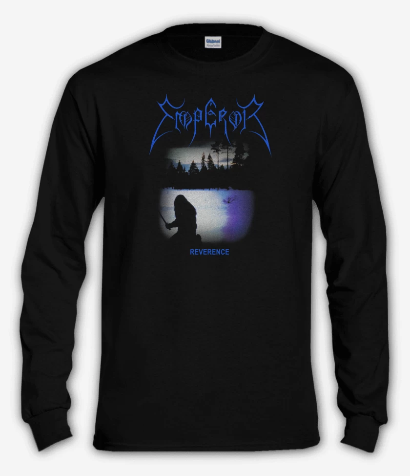 Polera manga larga Negro de Emperor Reverence