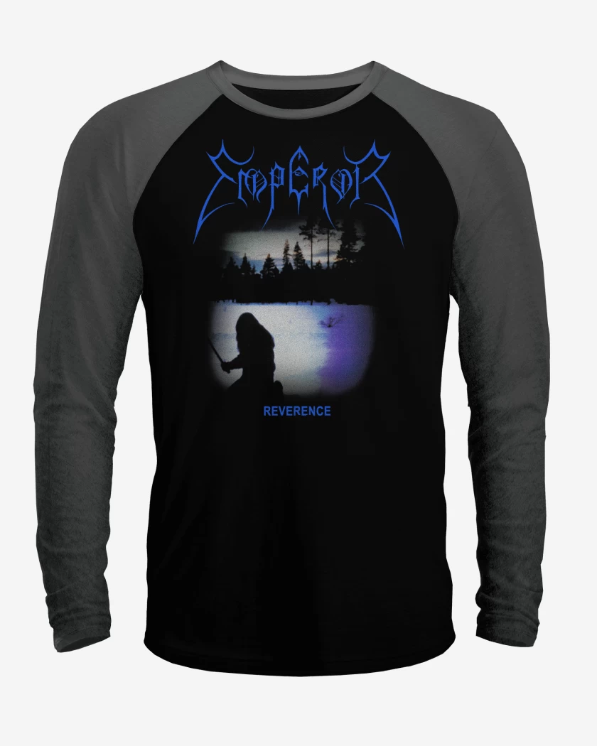 Polera Raglan Negro / Negro Heather de Emperor Reverence