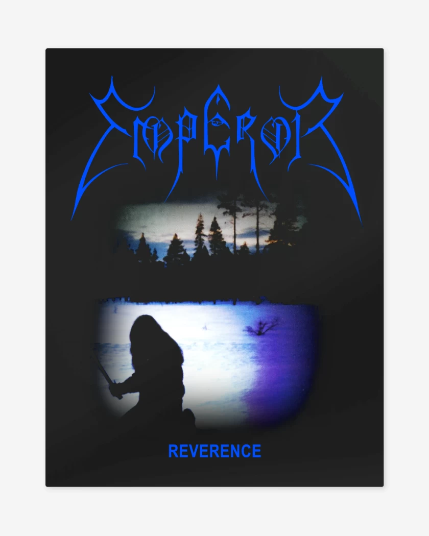 Print metalico Negro de Emperor Reverence
