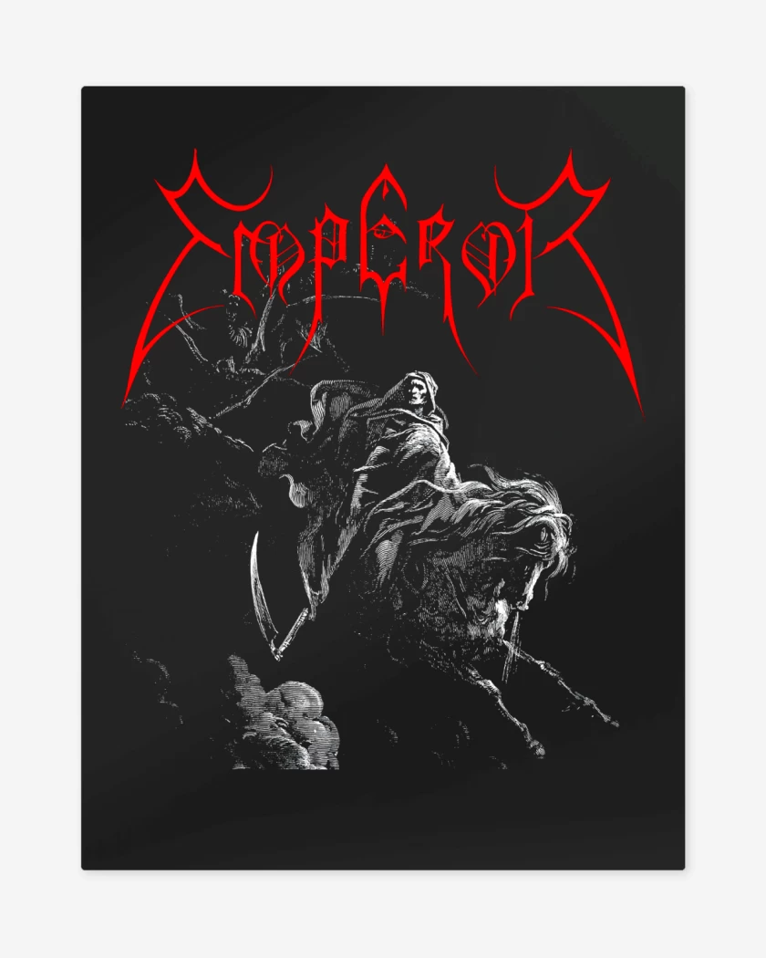 Print metalico Negro de Emperor Emperor